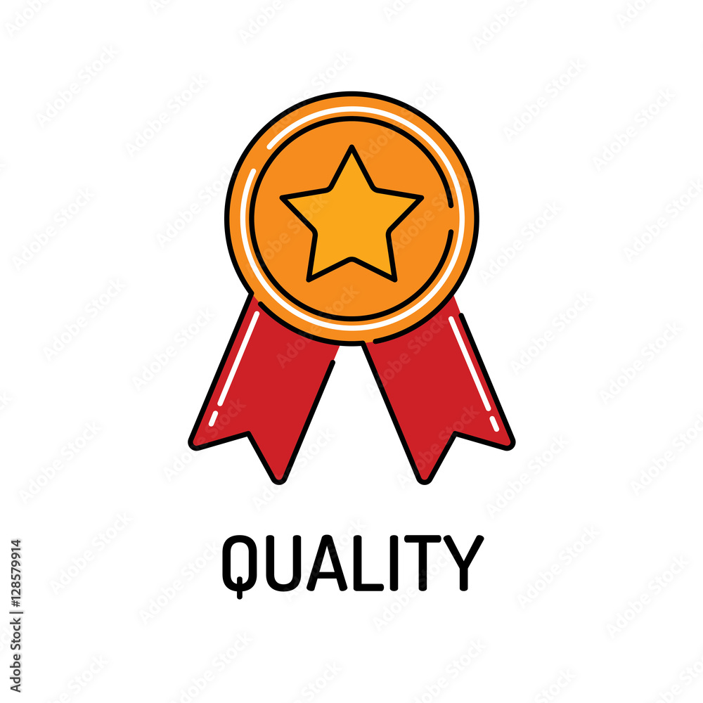 QUALITY Line icon QUALITY Line icon