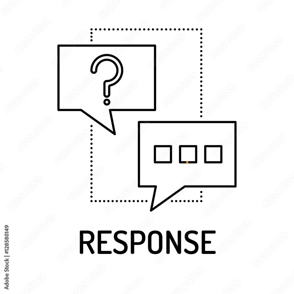 RESPONSE Line icon RESPONSE Line icon