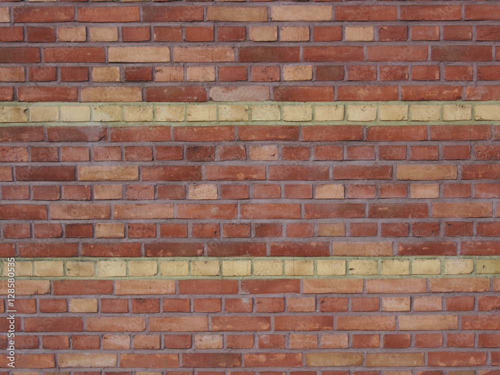 Obraz premium Hintergrund: Ziegelmauer