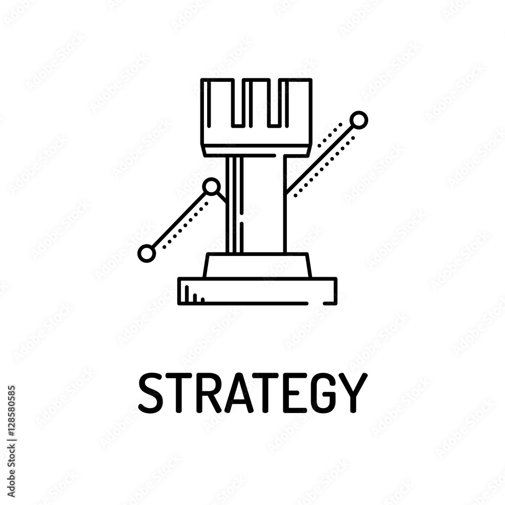 STRATEGY Line icon STRATEGY Line icon
