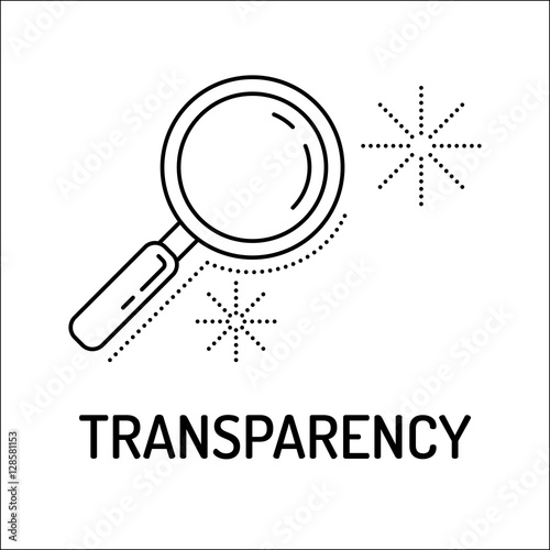 Transparency Line Icon