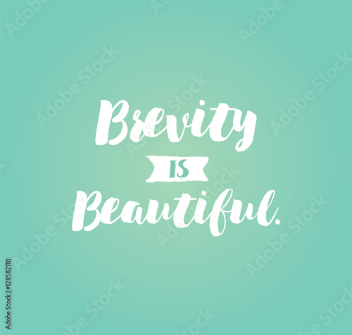 Typography for poster, invitation, greeting card or t-shirt.