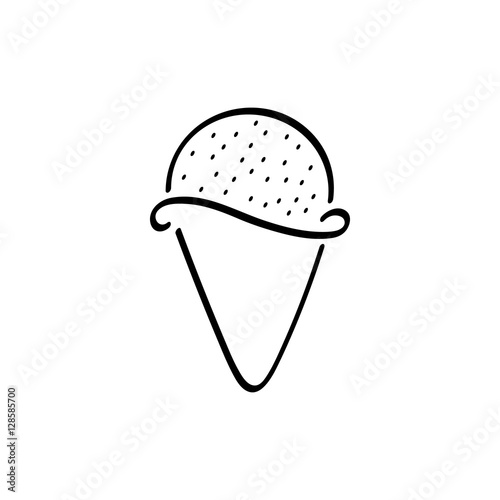 Ice cream line icon