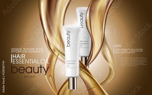 Premium hair oil ads