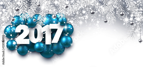 Gray 2017 New Year banner.