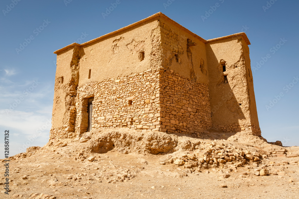 Conserved part of the fortress Ait Ben Haddou Conserved part of the fortress Ait Ben Haddou