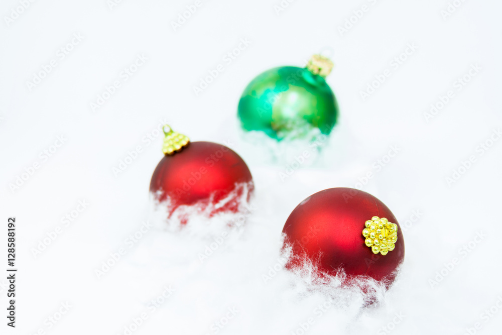 Isolated beautiful Christmas ornaments Isolated beautiful Christmas ornaments