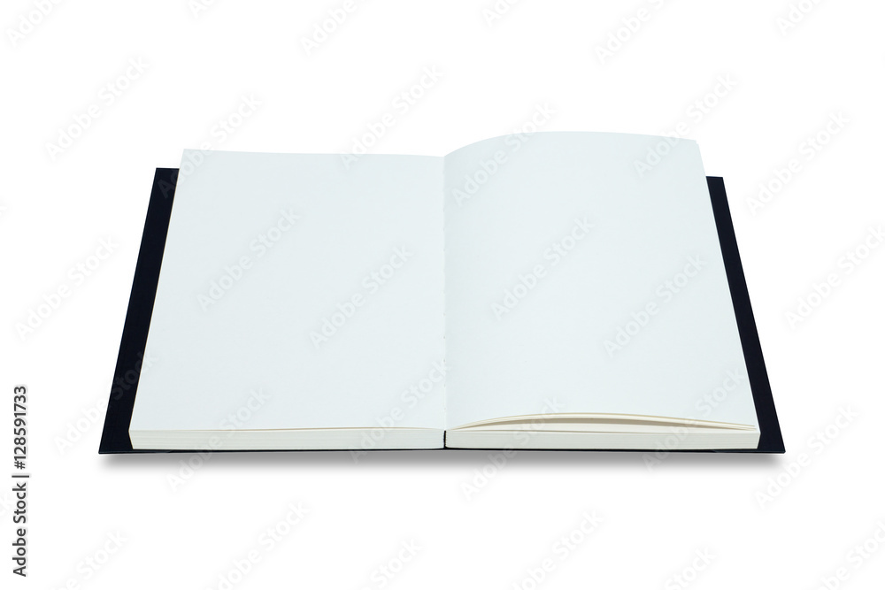 Sketch book on white background. Sketch book on white background.