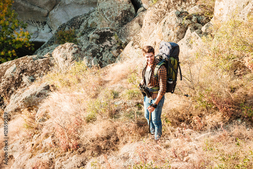 Young adventure man