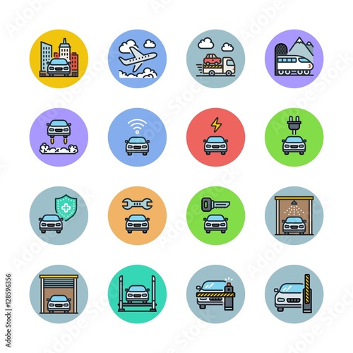 Transport icons