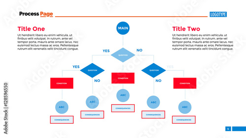 Flowchart Algorithm Slide Template
