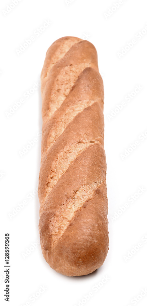 long loaf isolated on white background long loaf isolated on white background