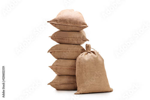 Burlap sacks