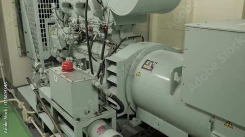 Wallpaper Mural Emergency diesel generator of ship. Torontodigital.ca