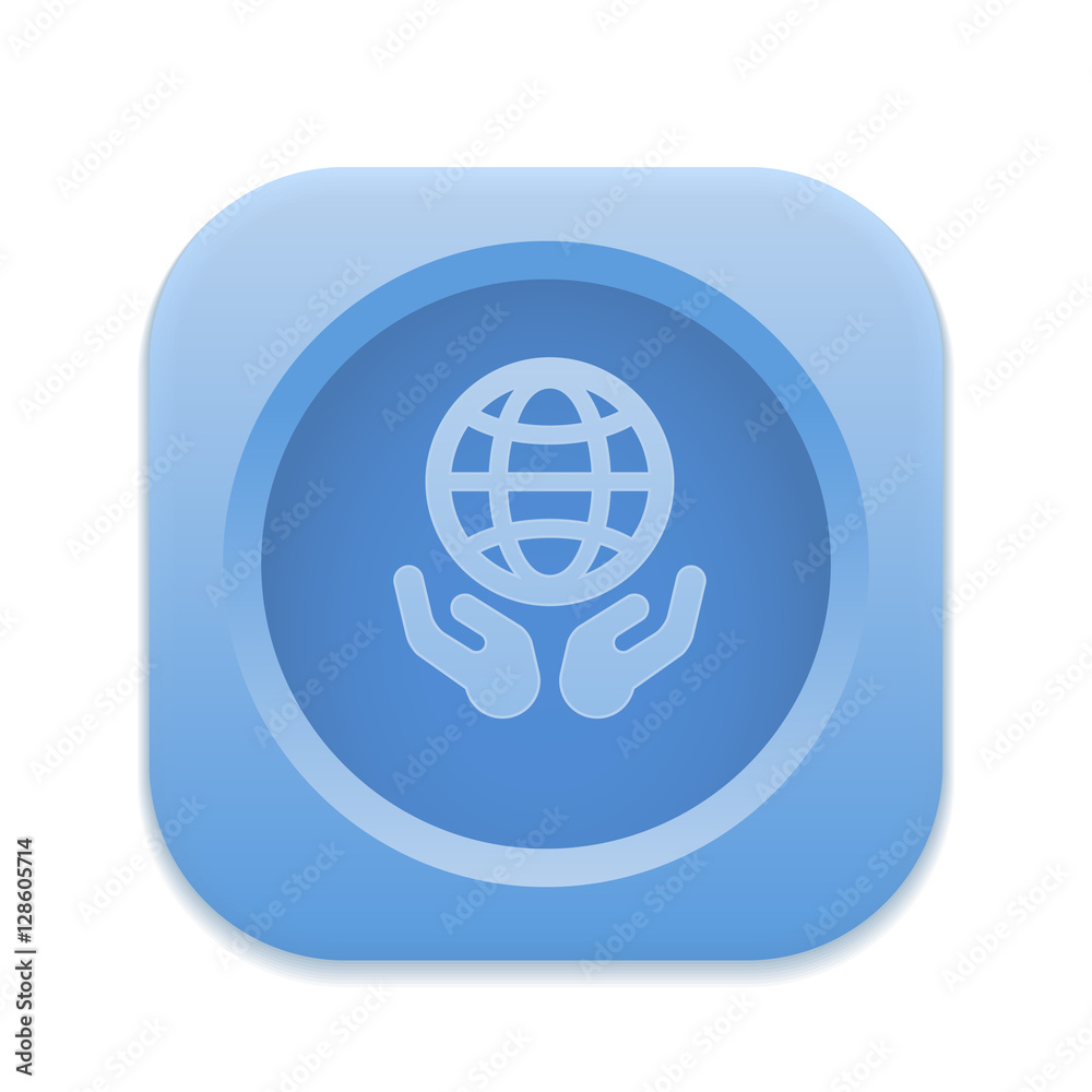App Button - Round Square App Button - Round Square