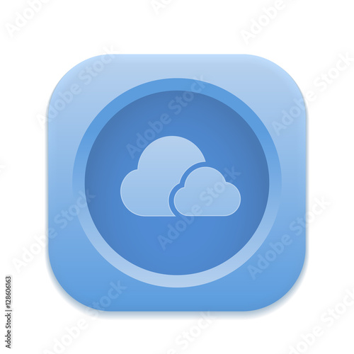      App Button - Round Square 