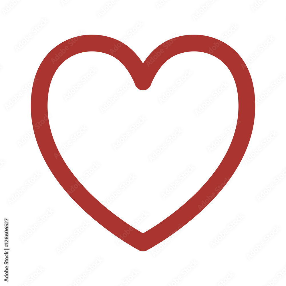 silhouette red heart design icon vector illustration silhouette red heart design icon vector illustration