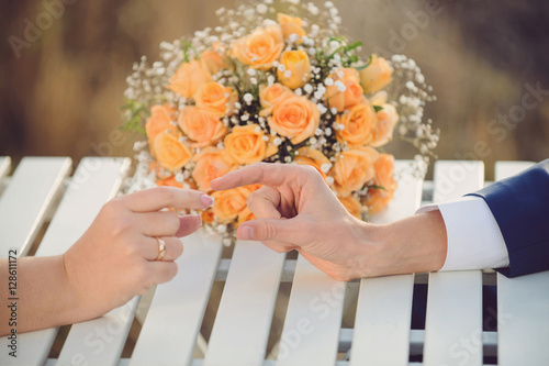 Groom's Hand Attacking Brode's One photo