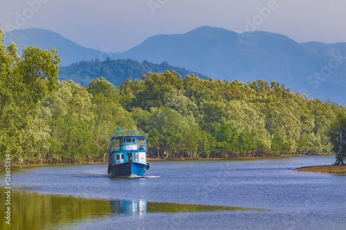 boat in ranong river southern of thailand © stockphoto mania