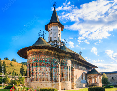 The Sucevita Monastery, Romania. photo