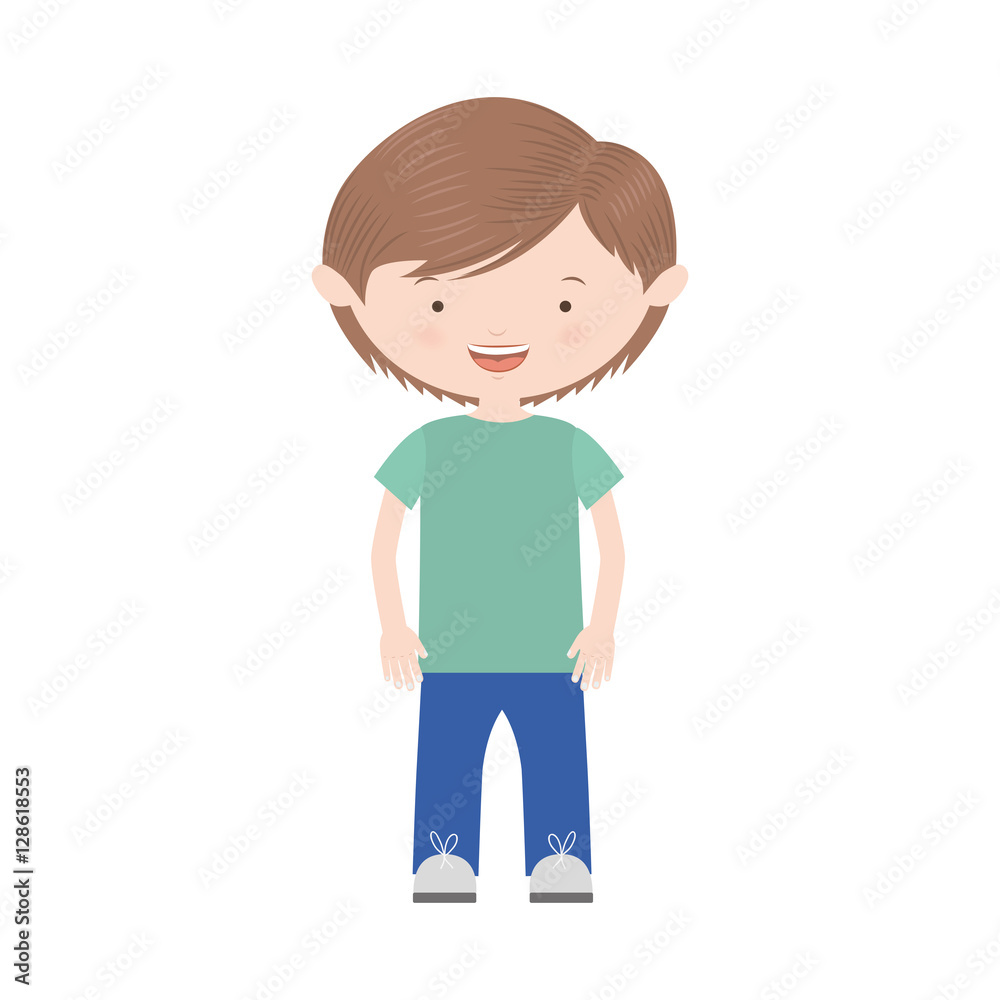 young boy with informal suit vector illustration vector illustration young boy with informal suit vector illustration vector illustration
