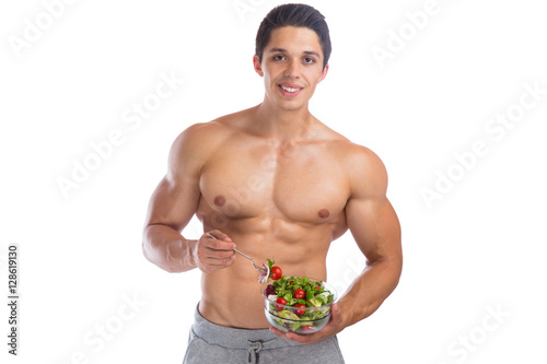 Salat essen Bodybuilding Bodybuilder Muskeln gesund Gesundheit M photo