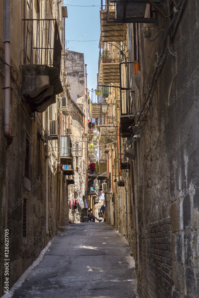 narrow road in oldest quarter
