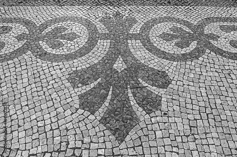 Obraz premium Painted floor tiles