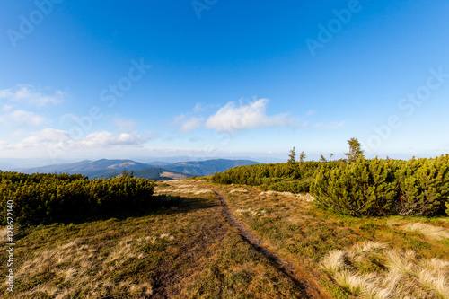 Fototapeta Naklejka Na Ścianę i Meble -  Beautiful autumn Beskidy mountains landscape