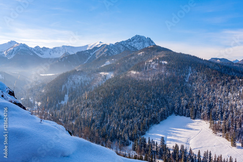 Nice mountain landscape in winter