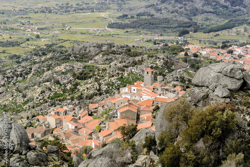 sight of the historical and typical town of Monsanto in Portugal
