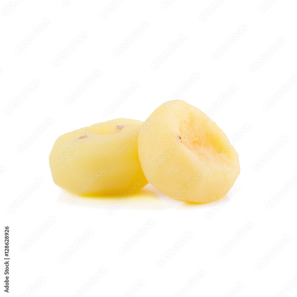 Water chestnut in white background Water chestnut in white background