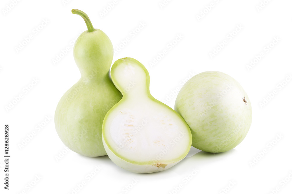 Calabash isolated on white background Calabash isolated on white background