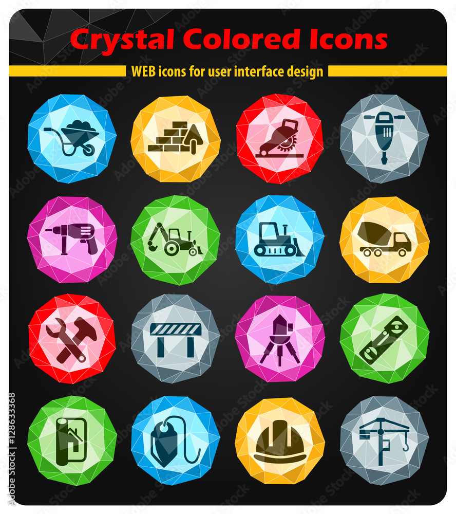 construction icon set construction icon set
