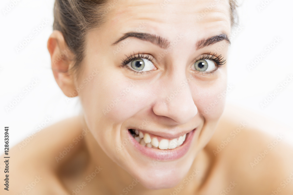 Portrait of a beautiful happy young woman Portrait of a beautiful happy young woman