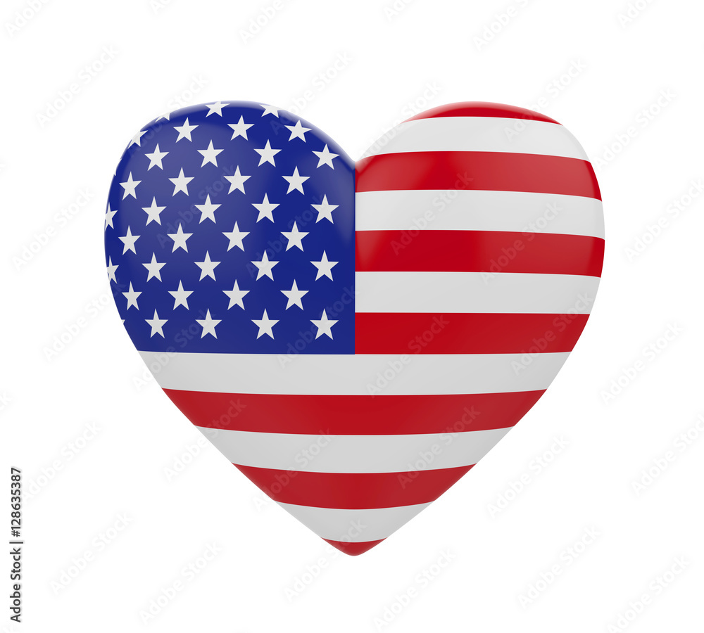 American Flag Heart American Flag Heart