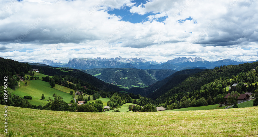 Mountain landscape of Dolomites Alps. Italy