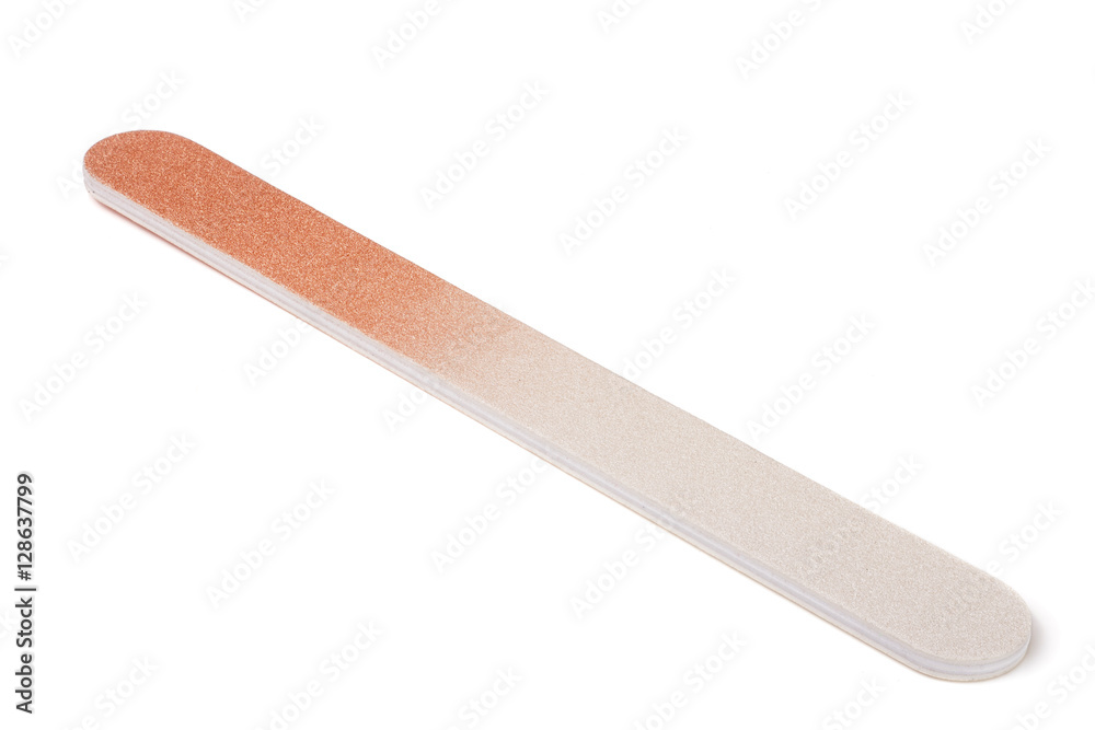 nail file isolated on a white background nail file isolated on a white background