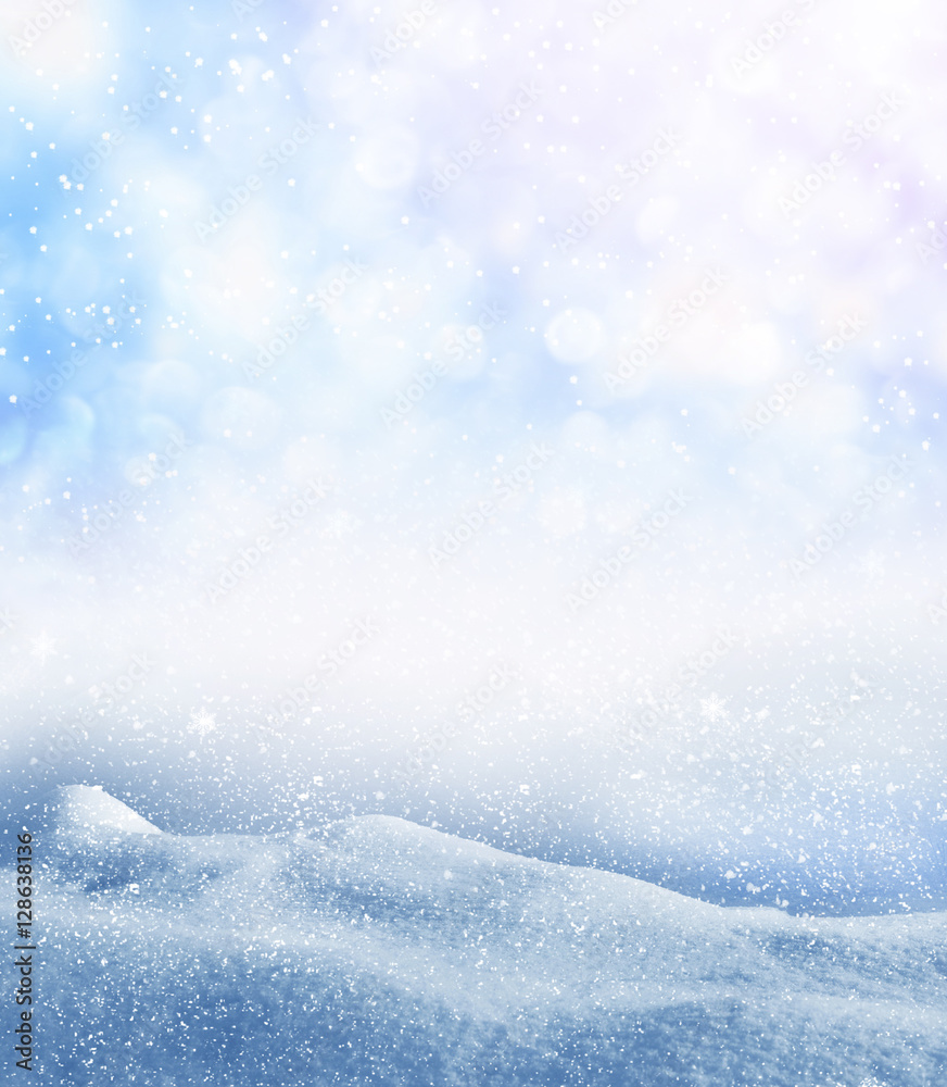 Background. Winter landscape. The texture of the snow Background. Winter landscape. The texture of the snow