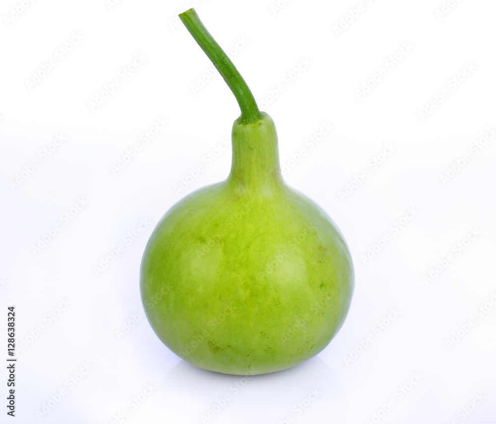 Bottle gourd on white background Bottle gourd on white background