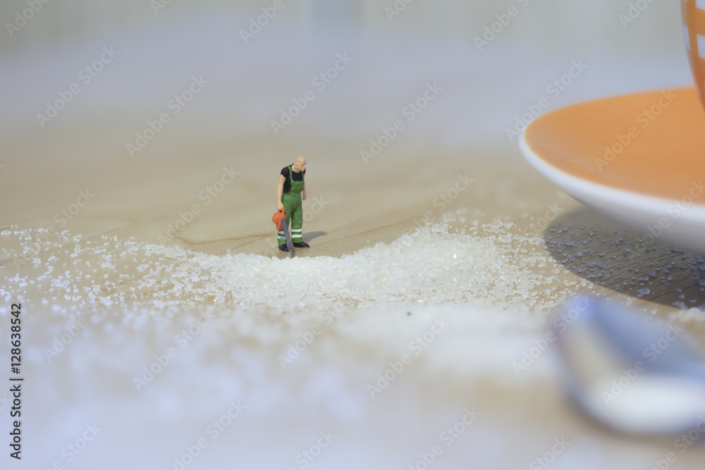 Naklejka premium Laubbläser