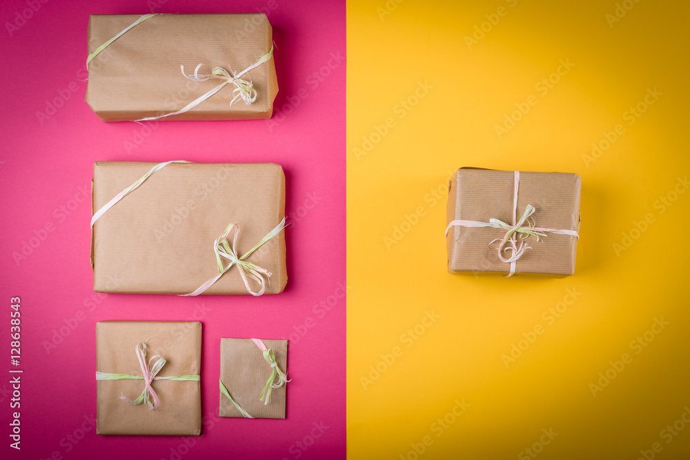 Gifts on the table Gifts on the table