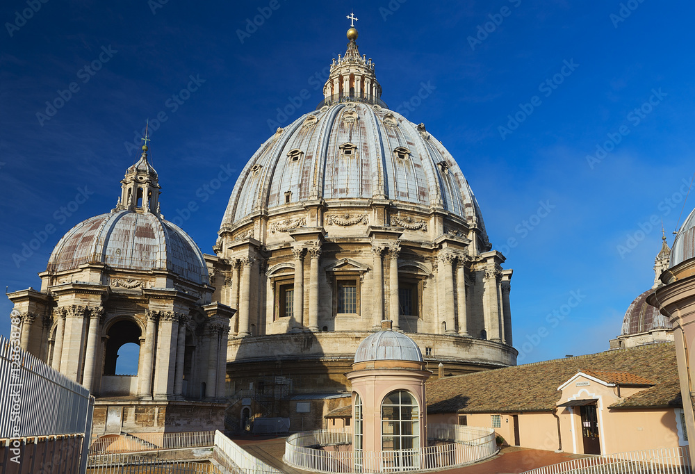 The Dome of St Peter's Basilica, Vatican