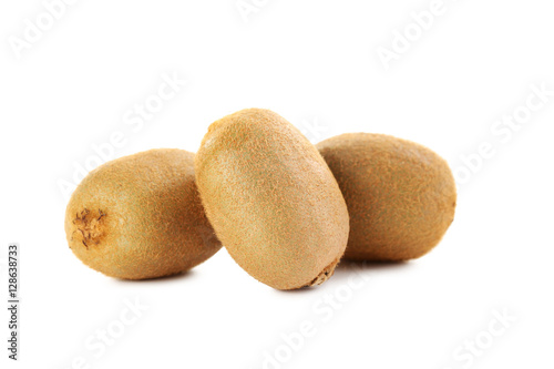 Kiwi fruit isolated on a white background