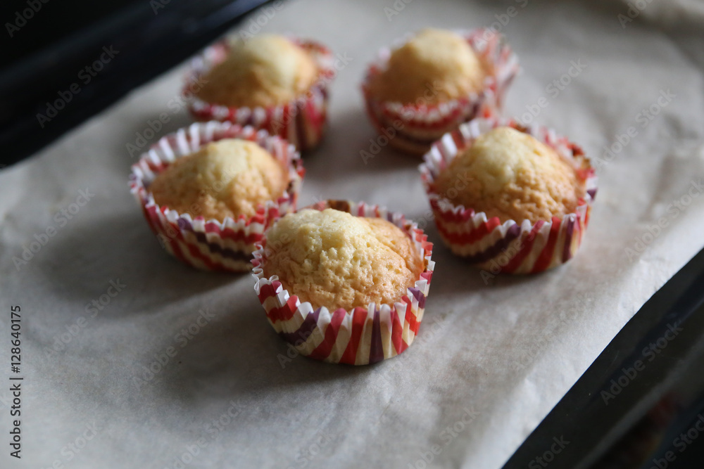 Fresh baked muffins, in a beautiful package Fresh baked muffins, in a beautiful package