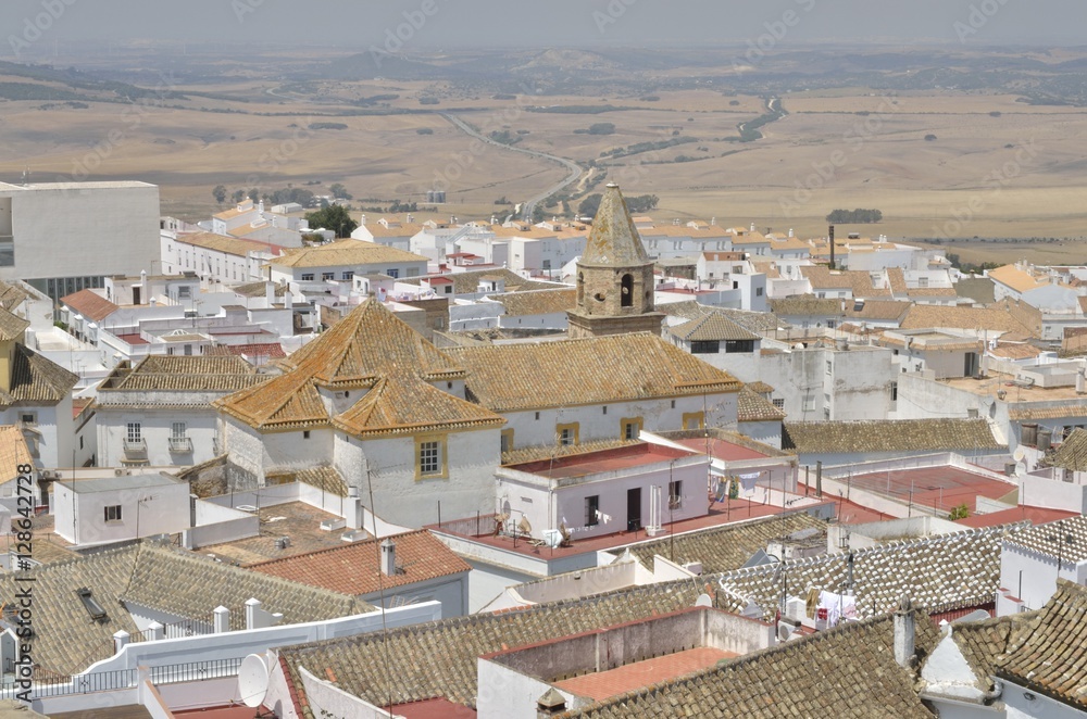 Rooftops of the villlage of Medina Sidonia, Cadiz, Spain