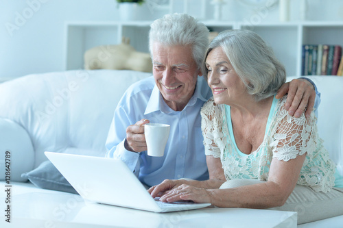 portrait of happy beautiful senior couple 