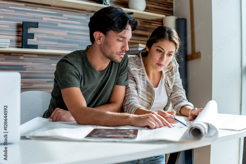 Obraz premium Working on a project