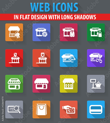 Wallpaper Mural Shop icons set Torontodigital.ca