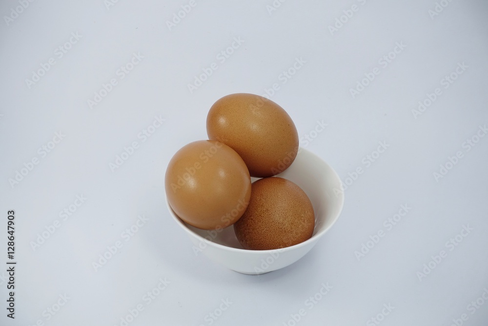fresh eggs on white background fresh eggs on white background